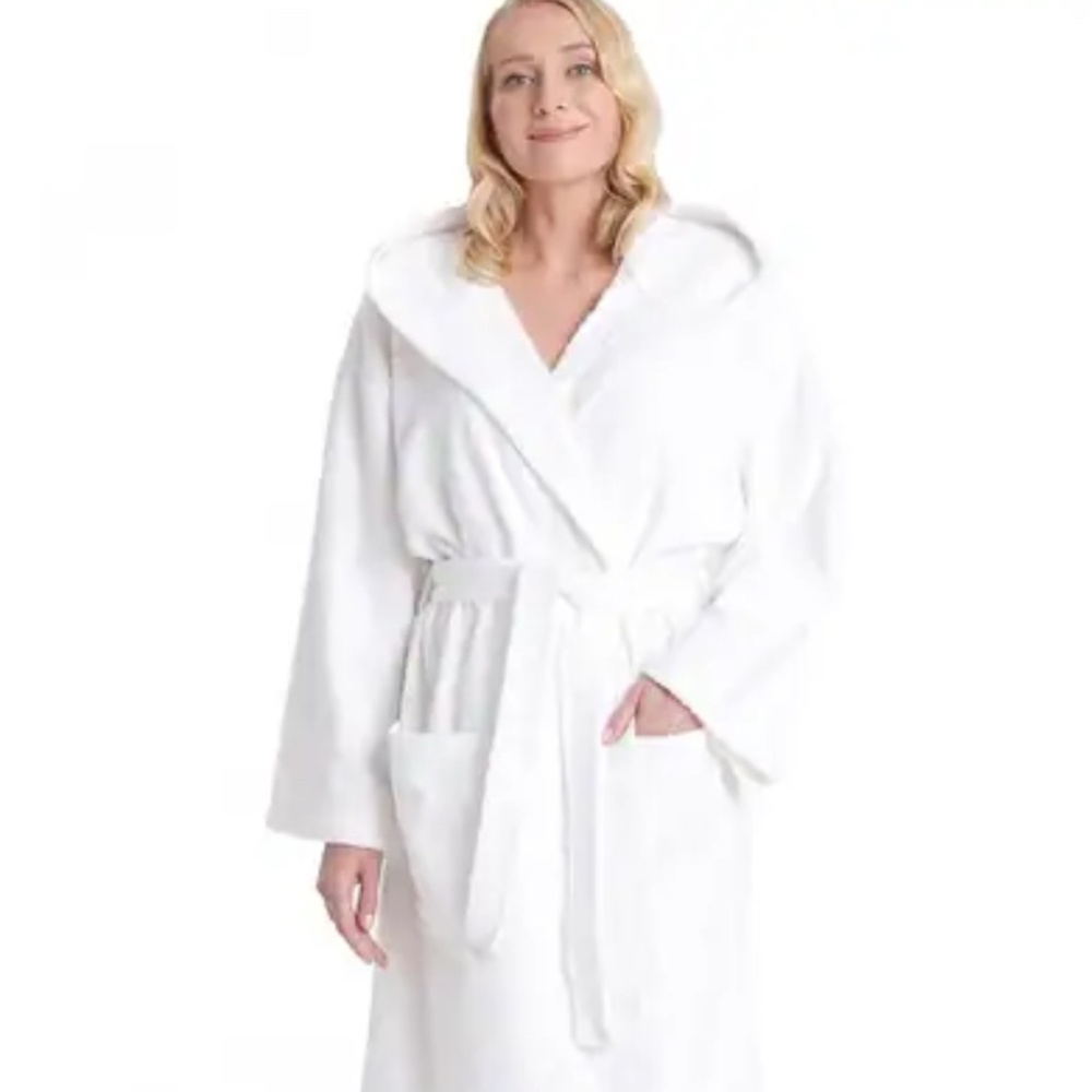 100% Turkish COTTON - Ladies BELTED ROBE - NWT